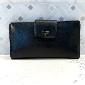 Fossil Black Leather Wallet